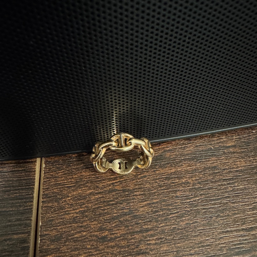 Hermes 18k rose gold chaine d’ancre enchainee - Picture 3 of 4